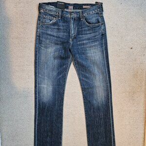 Citizens of Humanity Sid Straight Leg Jeans Men's 32 (34" inseam) NEW Blue Denim